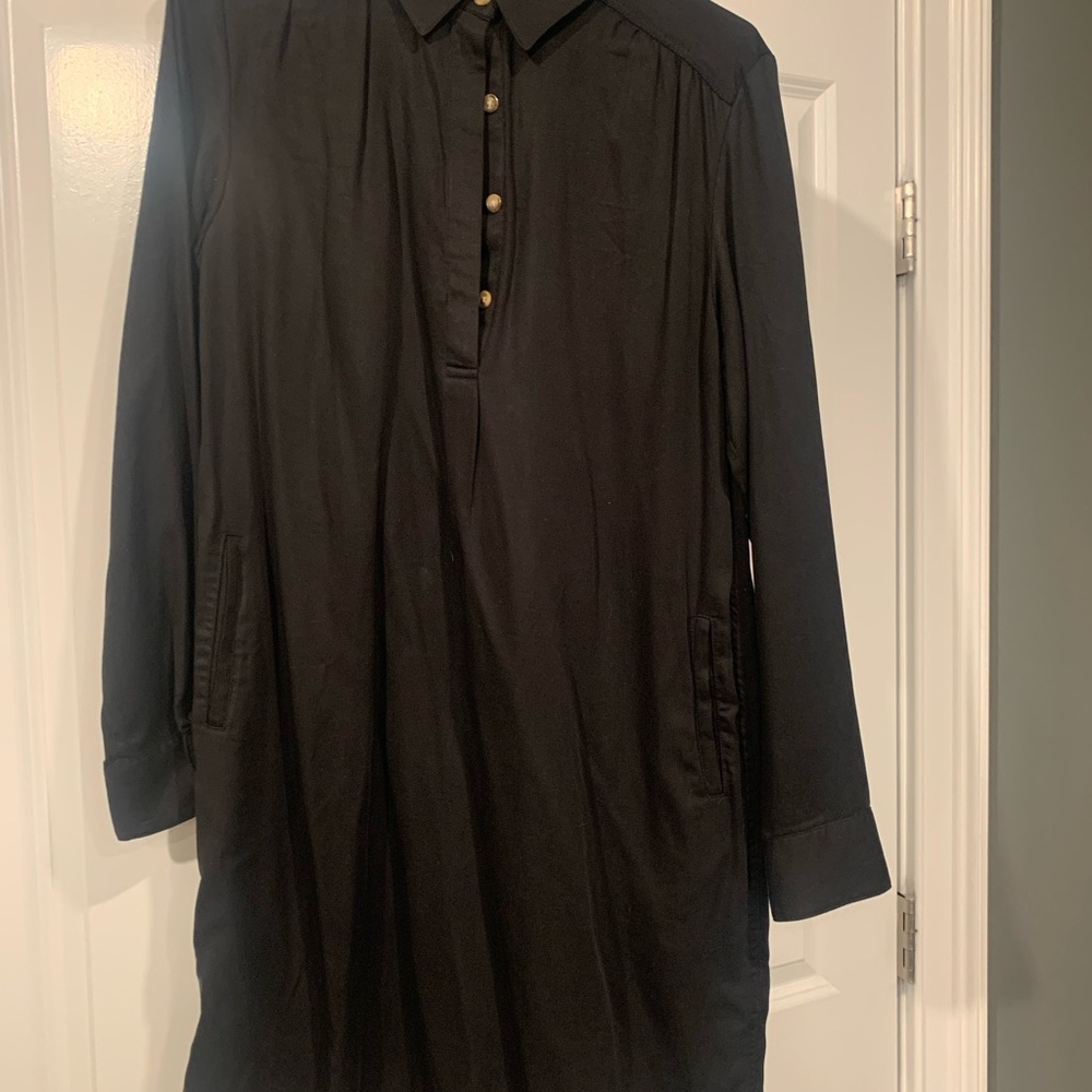 Fat Face Black Shirt Dress